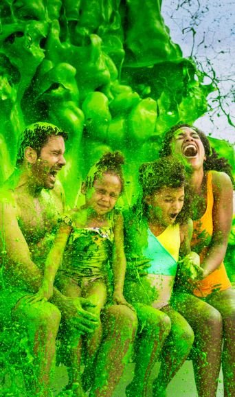 A Group Of People Sitting In A Garden